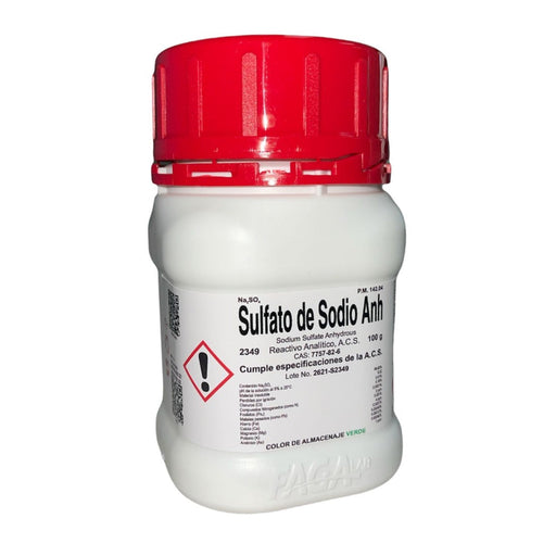 2349-100 - Sulfato De Sodio Anhidro R. A. 100 G ID-2790