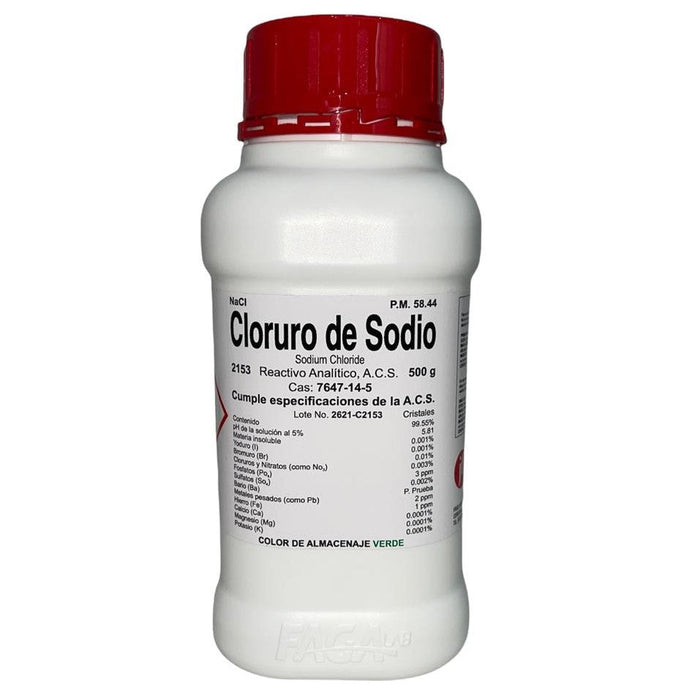 2153-500 - Cloruro De Sodio R. A. De 500G ID-3233