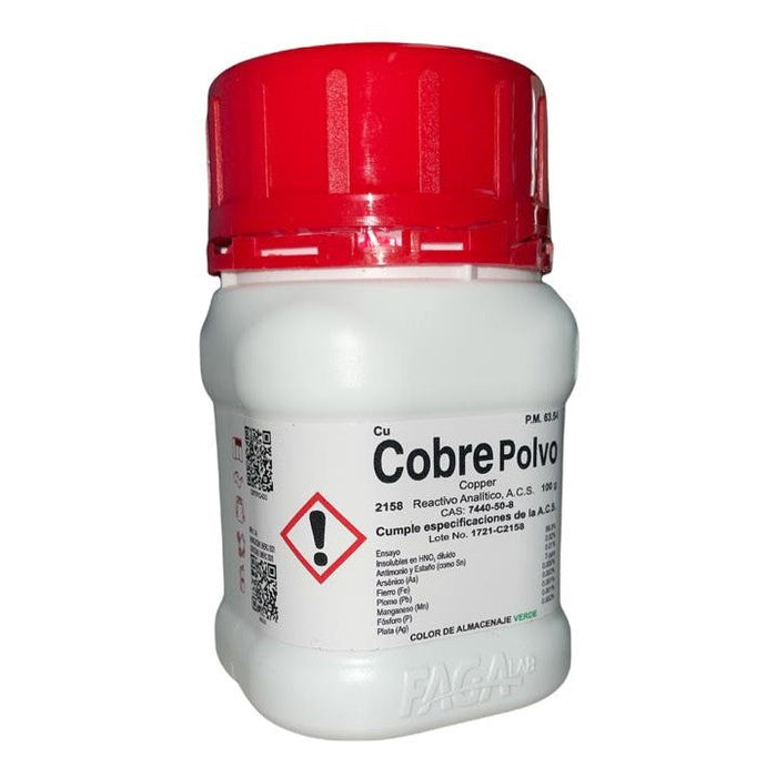 2158-100 - Cobre Polvo R. A. De 100 G ID-1845