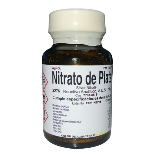 2276-10 - Nitrato De Plata R. A. De 10 G ID-3274