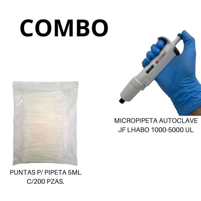 M5Mlcp5Ml - Pipeta 1-5Ml + Puntas 5000Ul ID-6619