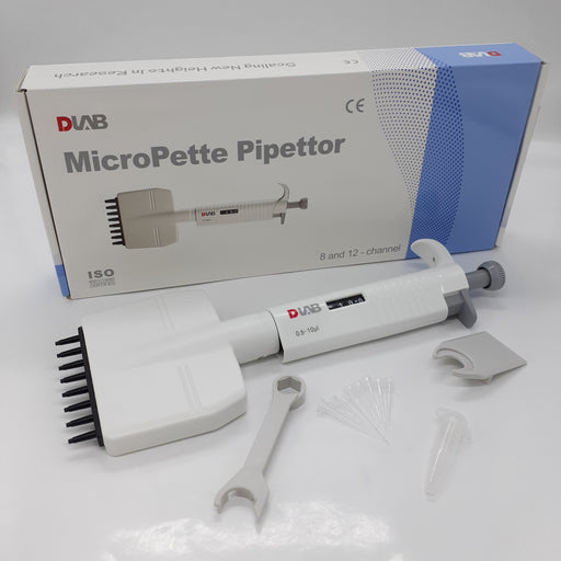 Micropipeta 8 Canales 0.5-10Μl Dlab ID-1535974