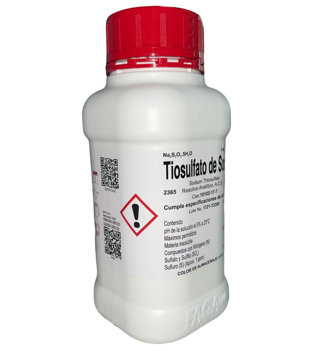 2365-500 - Tiosulfato De Sodio Penta R. A. De 500 G ID-3302