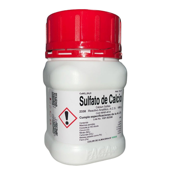 2338-100 - Sulfato De Calcio R. A. De 100 G ID-2754