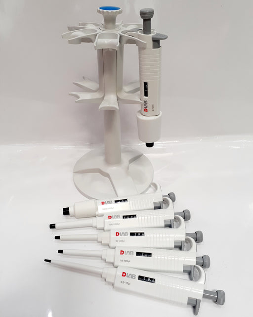 Paq C/6 Micropipetas Y Soporte Tipo Carrusel Dlab ID-1687749
