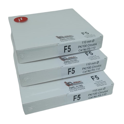 3F5-110 - Paquete De 3 Papel Filtro Cualitativo F5-110 ID-1415