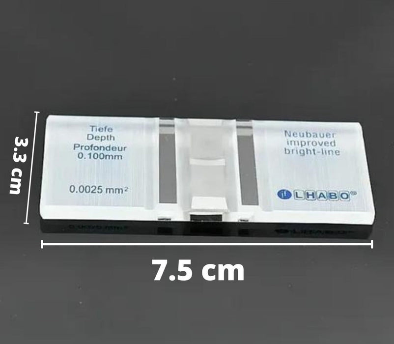 Lbjfl - Cámara De Neubauer Hematocitometro Linea Brillante ID-3841