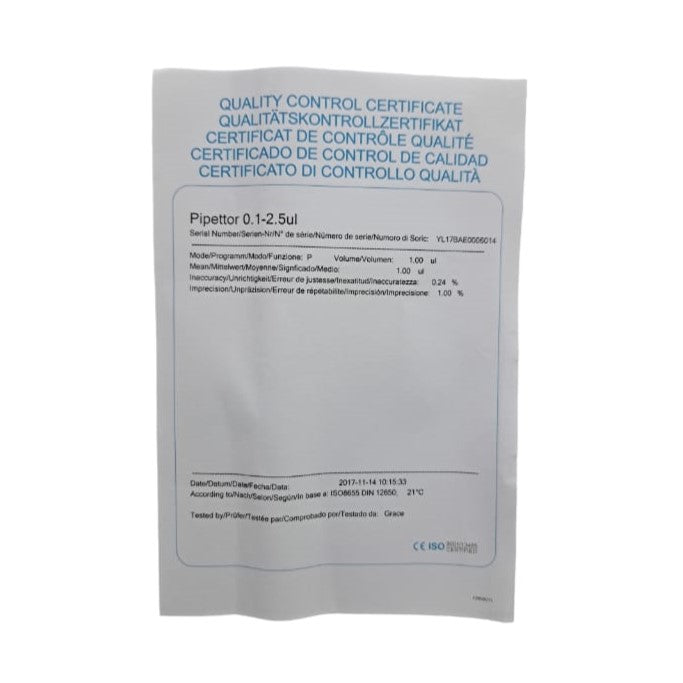 Micropipeta Dlab 0.1-2.5 Ul ID-2230680
