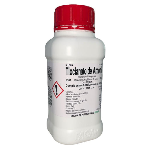 2361-500 - Tiocianato De Amonio R. A. De 500 G ID-2859