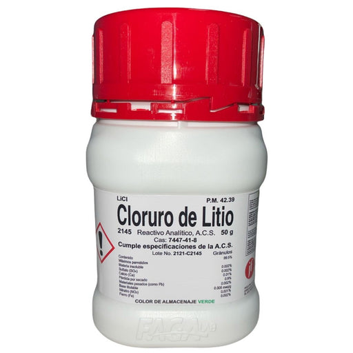 2145-50 - Cloruro De Litio R. A. De 50 G ID-3542