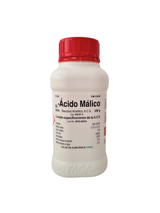 2034-250 - Acido Malico-Dl R.A. De 250G ID-6291