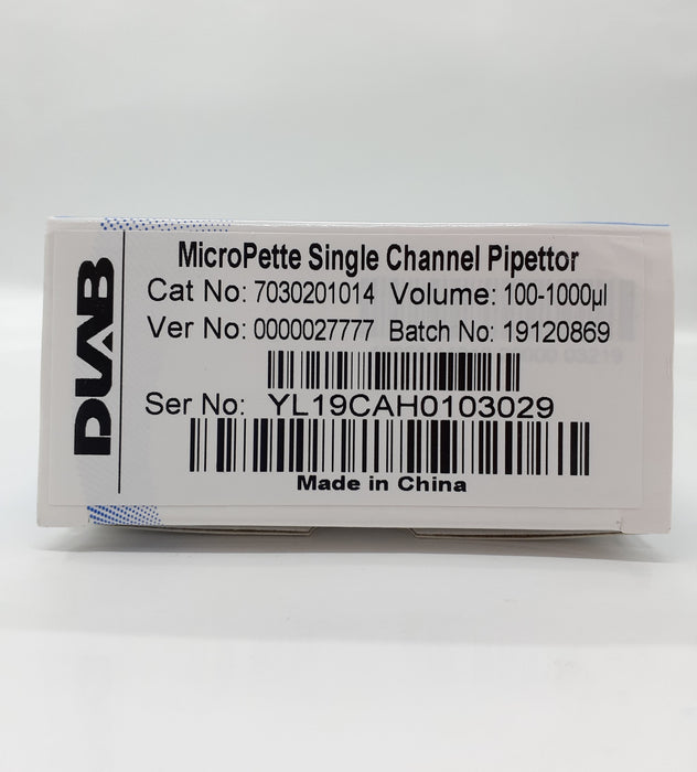 Micropipeta De Volumen Variable 100-1000 Ul Dlab ID-1455280