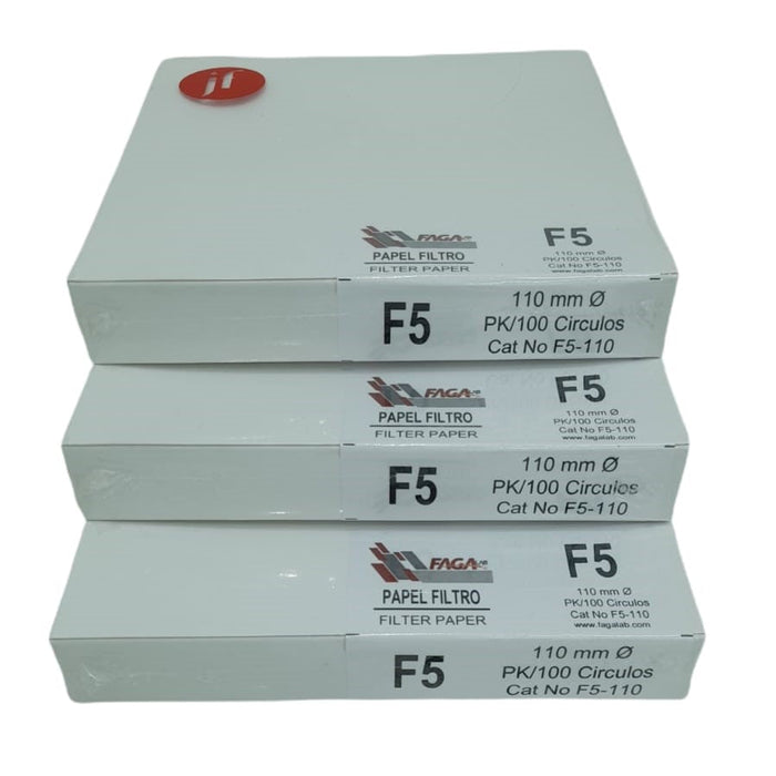 3F5-110 - Paquete De 3 Papel Filtro Cualitativo F5-110 ID-1416