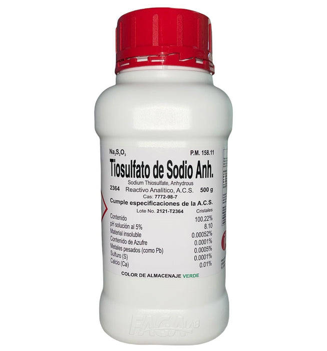 2364-500 - Tiosulfato De Sodio Anhidro R. A. 500 G ID-2868