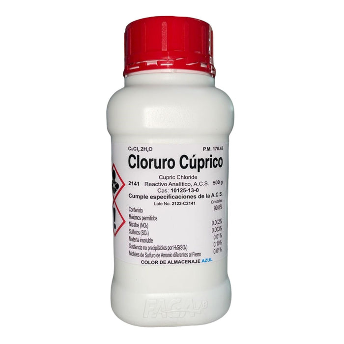 2141-500 - Cloruro Cúprico R. A. De 500 G ID-3502