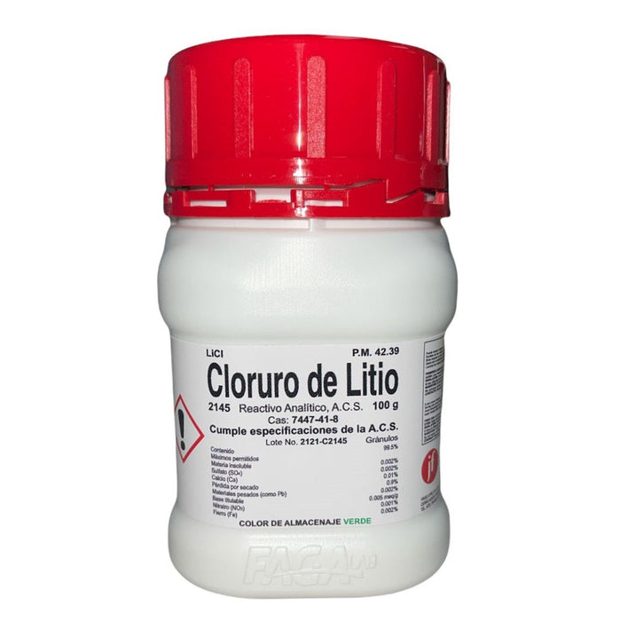 2145-100 - Cloruro De Litio R. A. De 100 G ID-3547