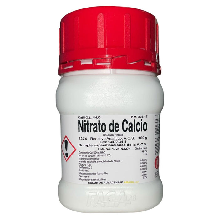 2274-100 - Nitrato De Calcio R. A. De 100 G ID-2455