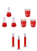 Juego De 9 Piezas Matraz, Vaso Y Probeta 500Ml Jf Lhabo ID-2407994