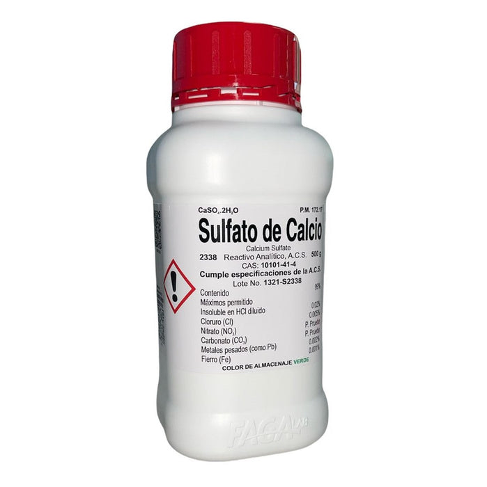 2338-500 - Sulfato De Calcio R. A. De 500 G ID-2759