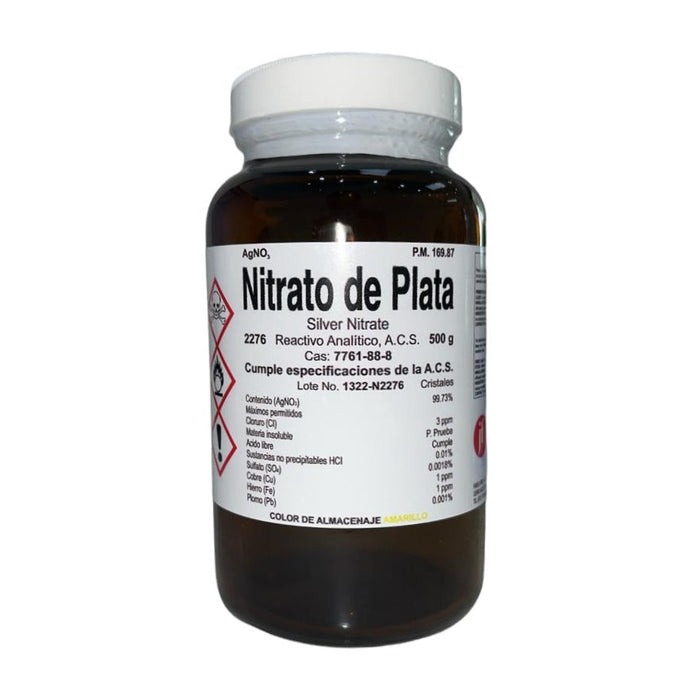 2276-500 - Nitrato De Plata R. A. De 500 G ID-2469