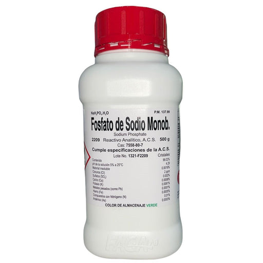 2209-500 - Fosfato De Sodio Monobasico R. A. De 500 G ID-3735