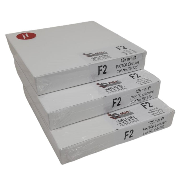 3F2-125 - Paquete De 3 Papel Filtro Cualitativo F2-125 ID-1402