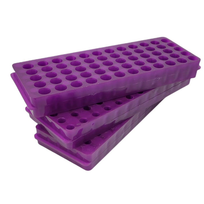 3Sptc215 Morado - Gradilla Para Microtubos De 0.5Ml, 1.5Ml Y 2Ml Paq C/3 ID-4860