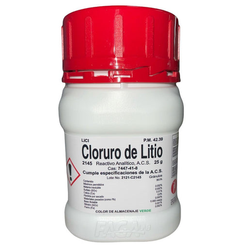 2145-25 - Cloruro De Litio R. A. De 25 G ID-3537