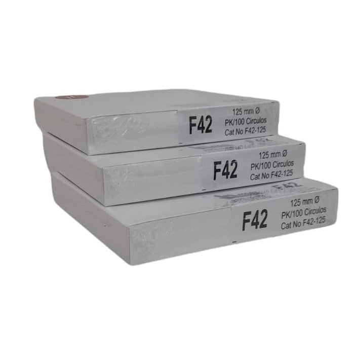 3F42-125 - Paquete De 3 Papel Filtro Cuantitativo F42-125 ID-1499