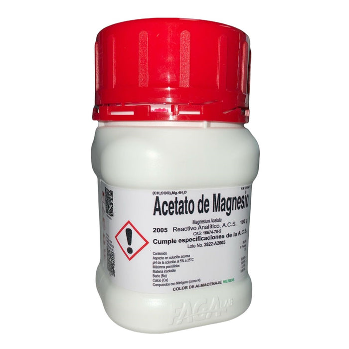 2005-100 - Acetato De Magnesio R. A. De 100 G ID-1599