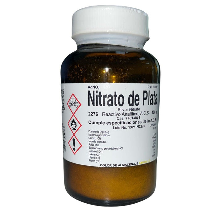 2276-100 - Nitrato De Plata R. A. De 100 G ID-3345