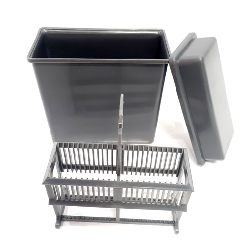 Cubeta Para Tinción Plastico P/24 Diapositivas Jf Lhabo ID-1536350