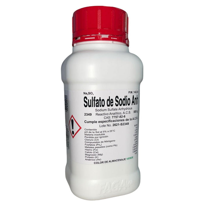 2349-500 - Sulfato De Sodio Anhidro R. A. 500 G ID-2795