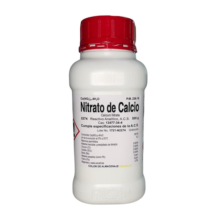 2274-500 - Nitrato De Calcio R. A. De 500 G ID-2460