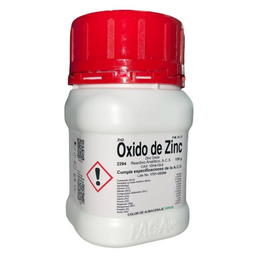 2294-100 - Oxido De Zinc R. A. De 100 G ID-2593