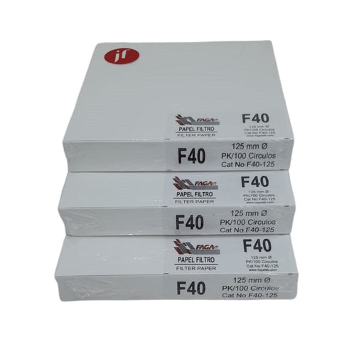 3F40-125 - Paquete De 3 Papel Filtro Cuantitativo F40-125 ID-1519