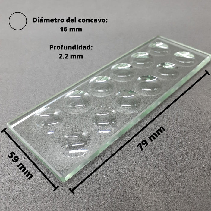 Poc12 - Portaobjeto 12 Cavidades Para Microscopio ID-4224