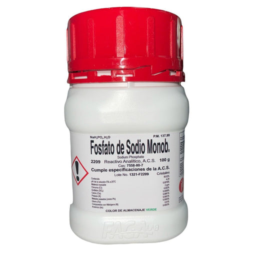 2209-100 - Fosfato De Sodio Monobasico R. A. De 100 G ID-3730