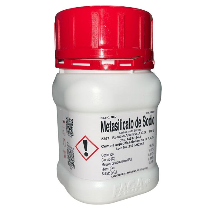 2257-100 - Metasilicato De Sodio Nonahidratado R. A. De 100 G ID-2375