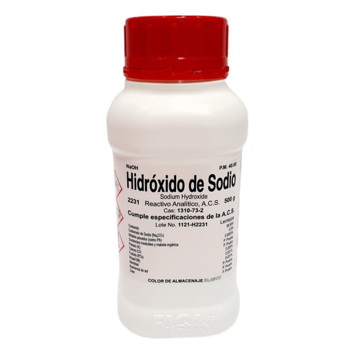 2231-500 - Hidróxido De Sodio (Lentejas) R. A. De 500 G ID-6813