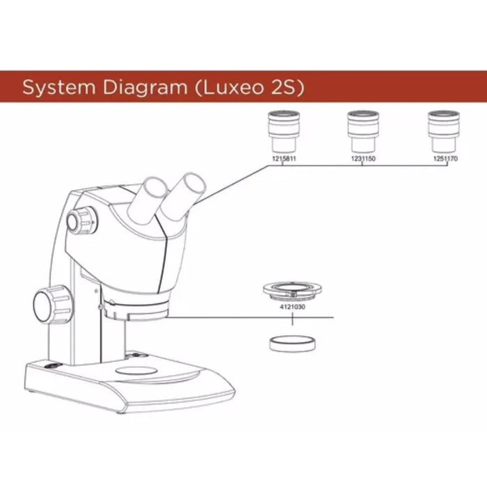 Microscopio Estéreo Luxeo 2s Labomed 414100