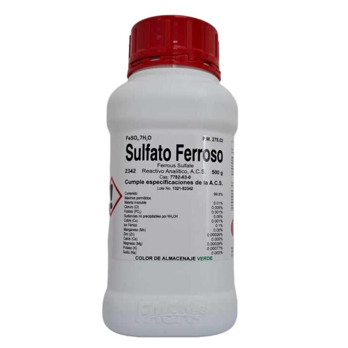 2342-500 - Sulfato Ferroso R. A. De 500 G ID-6166