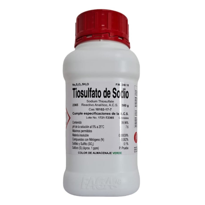 2365-500 - Tiosulfato De Sodio Penta R. A. De 500 G ID-6170