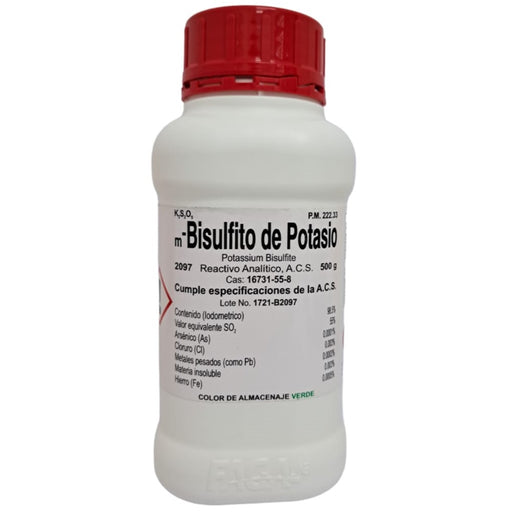 2097-500 - Bisulfito De Potasio R. A. De 500G ID-6176