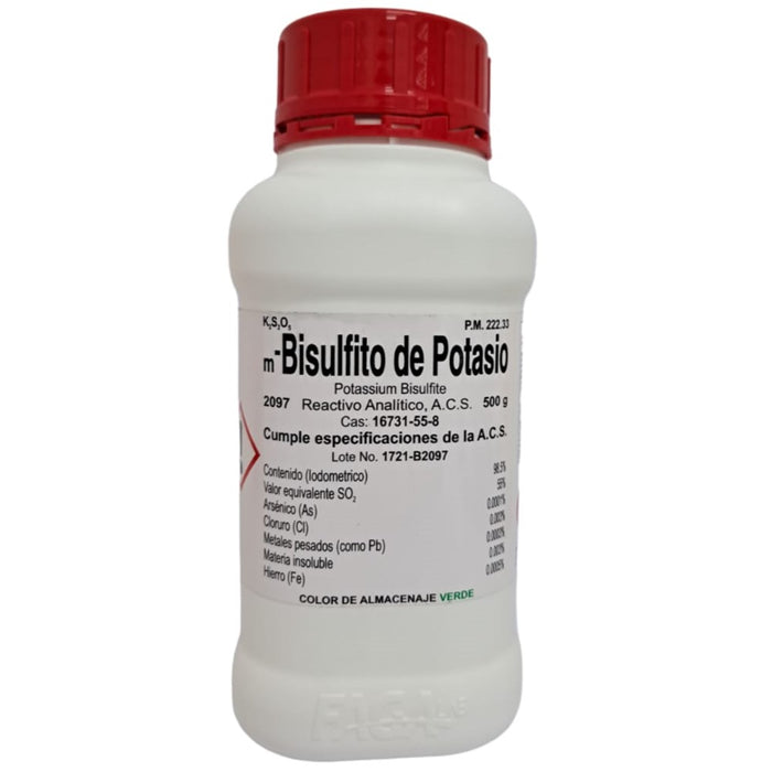 2097-500 - Bisulfito De Potasio R. A. De 500G ID-6176