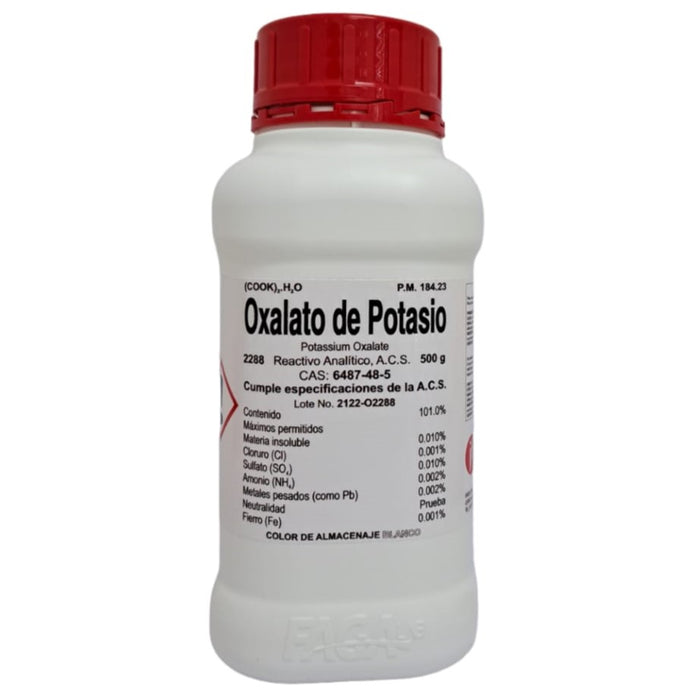 2288-500 - Oxalato De Potasio R. A. De 500 G ID-6179